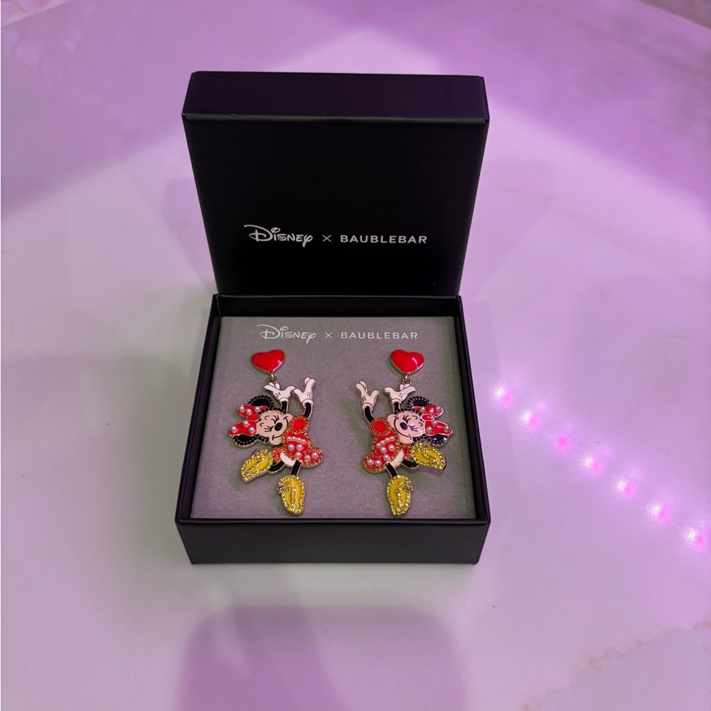 Disney Minnie Mouse Red and Yellow Earrings